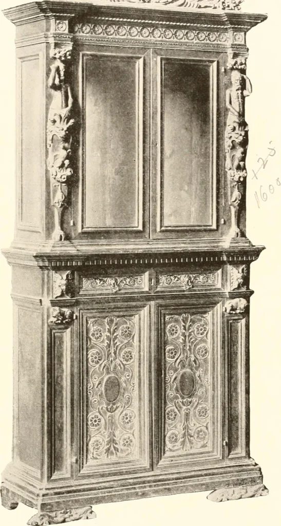 An illustration from De luxe illustrated catalogue of the treasures and antiquities illustrating the golden age of Italian art, belonging to the famous expert and antiquarian, Signor Stefano Bardini, of Florence, Italy;, 1918, leaf 466