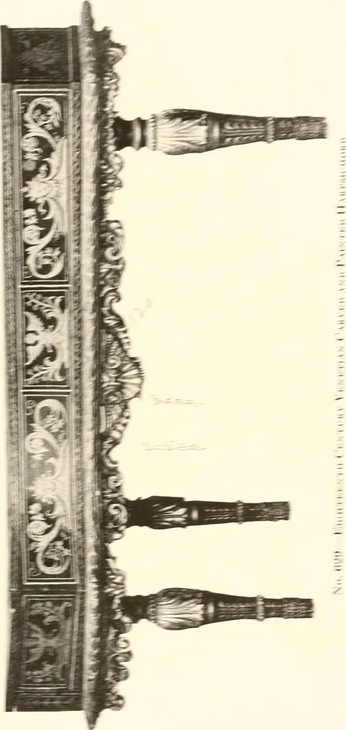 An illustration from De luxe illustrated catalogue of the treasures and antiquities illustrating the golden age of Italian art, belonging to the famous expert and antiquarian, Signor Stefano Bardini, of Florence, Italy;, 1918, leaf 468