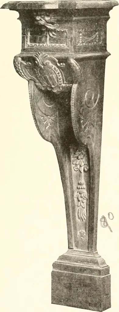 An illustration from De luxe illustrated catalogue of the treasures and antiquities illustrating the golden age of Italian art, belonging to the famous expert and antiquarian, Signor Stefano Bardini, of Florence, Italy;, 1918, leaf 474