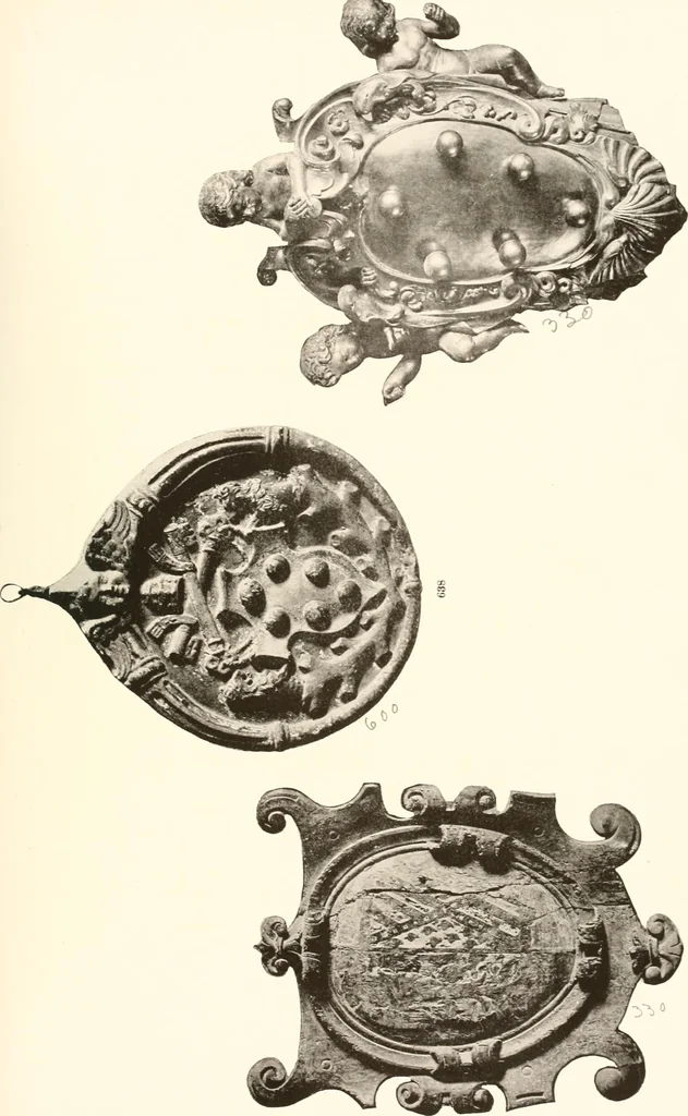 An illustration from De luxe illustrated catalogue of the treasures and antiquities illustrating the golden age of Italian art, belonging to the famous expert and antiquarian, Signor Stefano Bardini, of Florence, Italy;, 1918, leaf 476