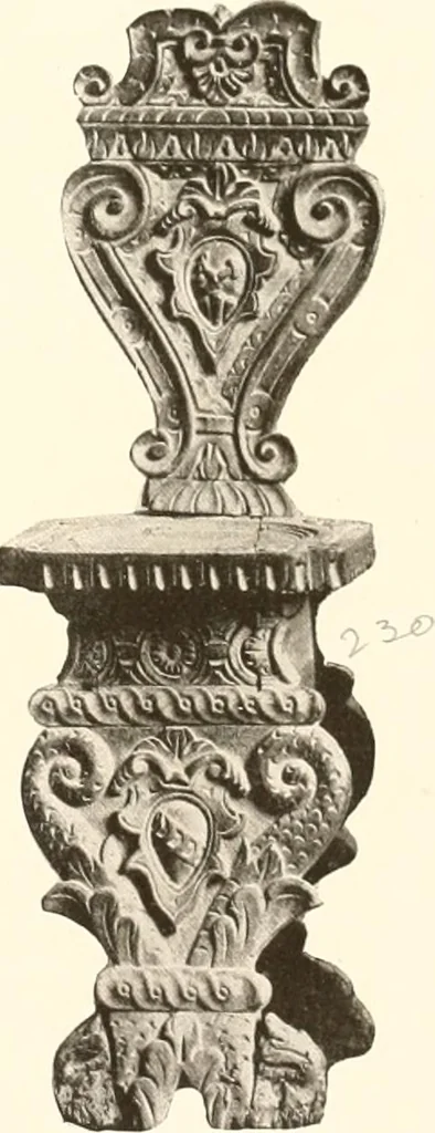 An illustration from De luxe illustrated catalogue of the treasures and antiquities illustrating the golden age of Italian art, belonging to the famous expert and antiquarian, Signor Stefano Bardini, of Florence, Italy;, 1918, leaf 490