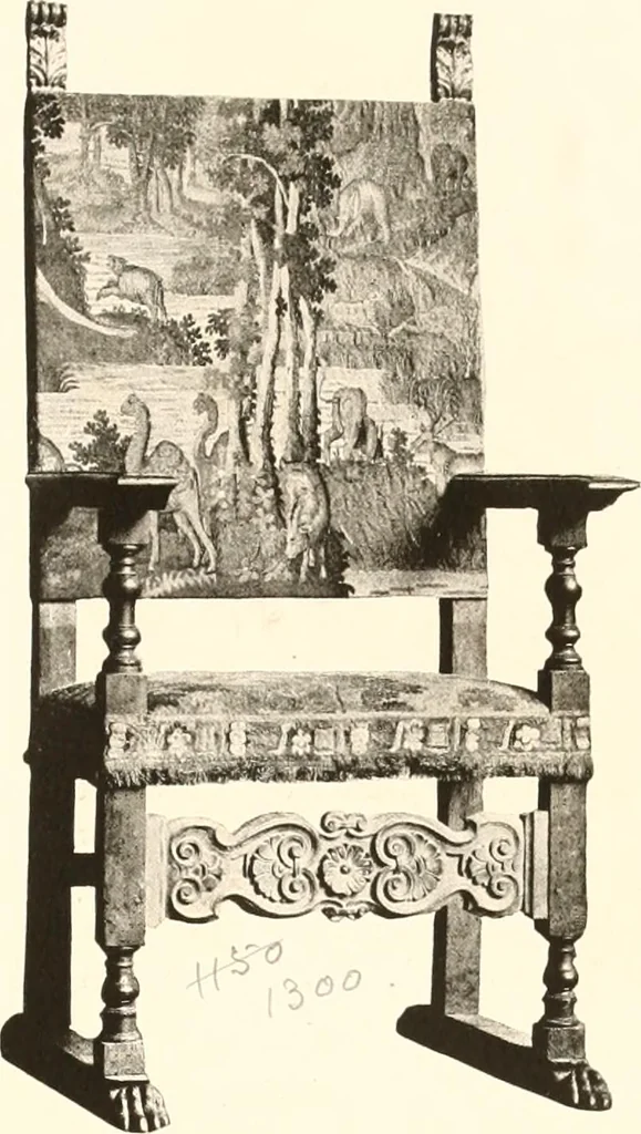 An illustration from De luxe illustrated catalogue of the treasures and antiquities illustrating the golden age of Italian art, belonging to the famous expert and antiquarian, Signor Stefano Bardini, of Florence, Italy;, 1918, leaf 494