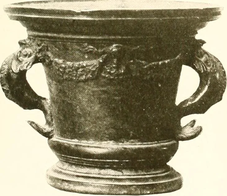 An illustration from De luxe illustrated catalogue of the treasures and antiquities illustrating the golden age of Italian art, belonging to the famous expert and antiquarian, Signor Stefano Bardini, of Florence, Italy;, 1918, leaf 50