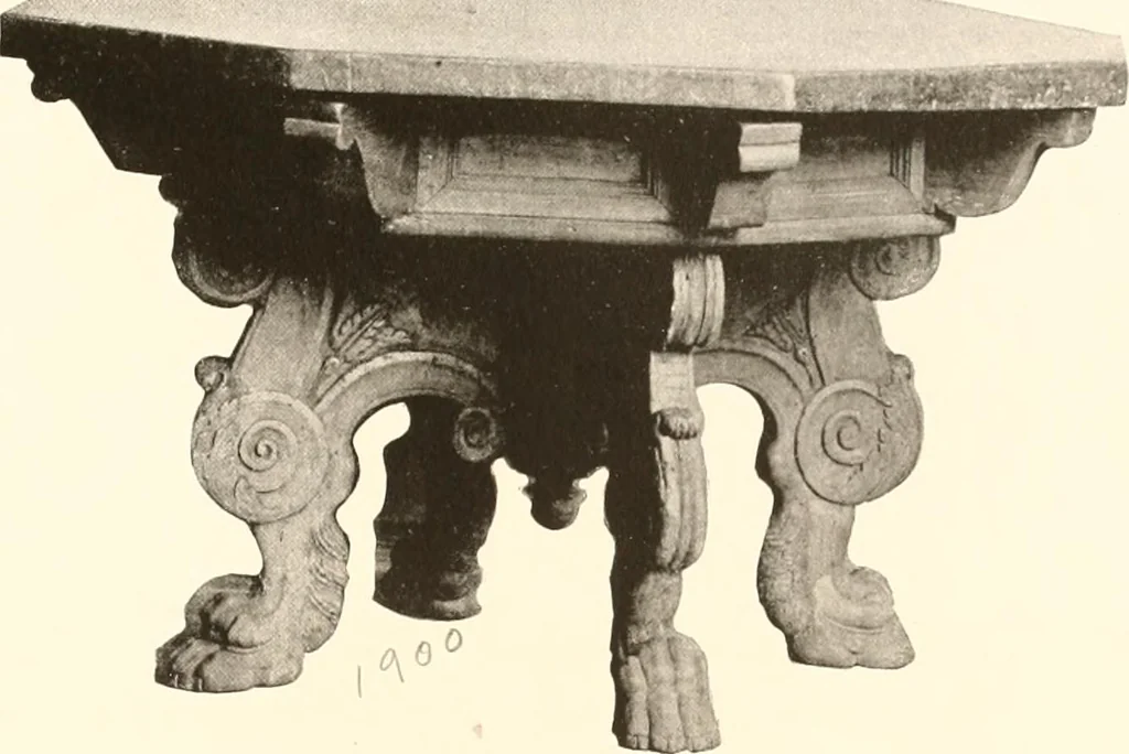 An illustration from De luxe illustrated catalogue of the treasures and antiquities illustrating the golden age of Italian art, belonging to the famous expert and antiquarian, Signor Stefano Bardini, of Florence, Italy;, 1918, leaf 508