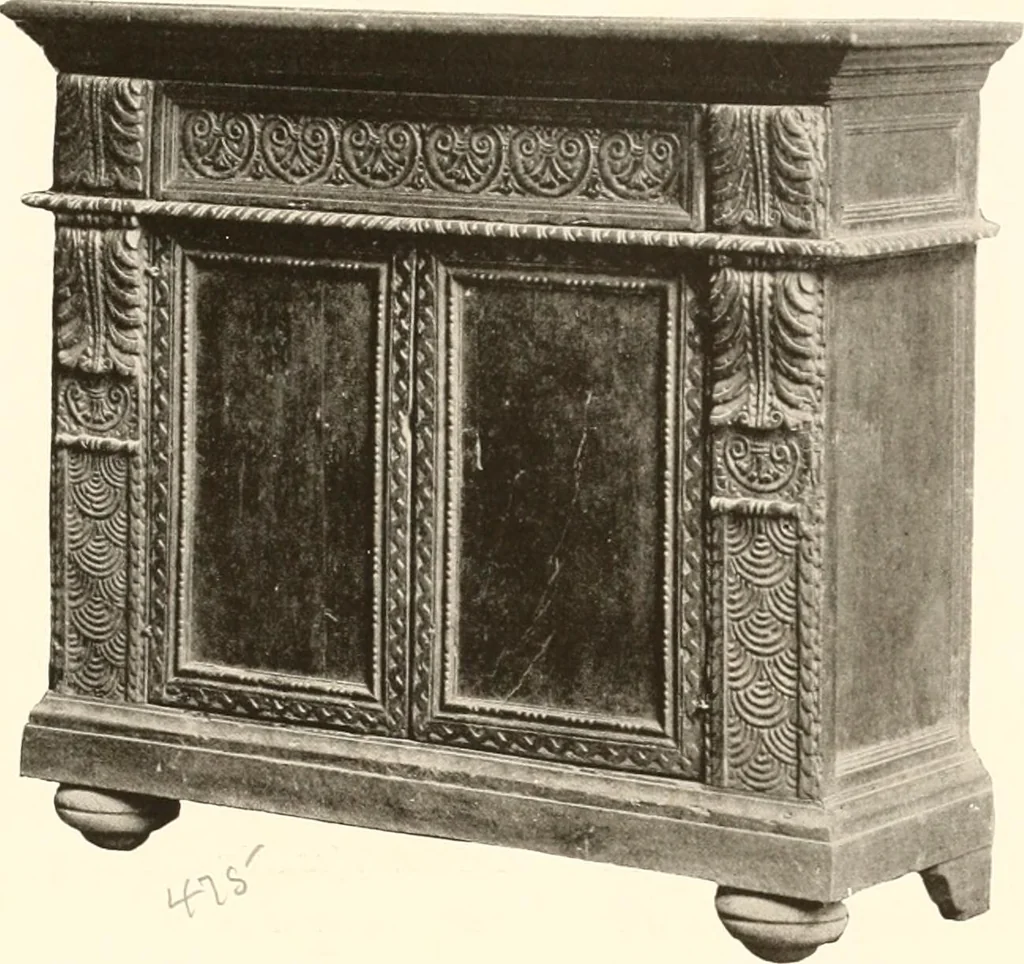 An illustration from De luxe illustrated catalogue of the treasures and antiquities illustrating the golden age of Italian art, belonging to the famous expert and antiquarian, Signor Stefano Bardini, of Florence, Italy;, 1918, leaf 510