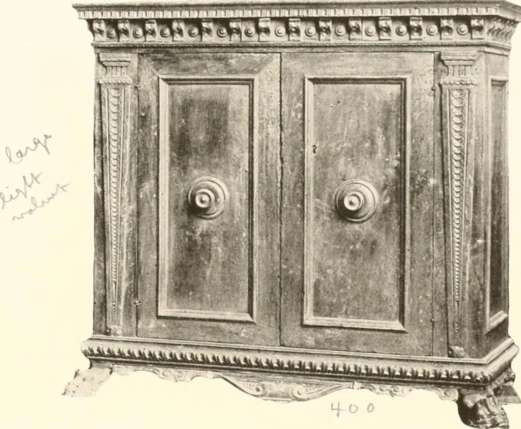 An illustration from De luxe illustrated catalogue of the treasures and antiquities illustrating the golden age of Italian art, belonging to the famous expert and antiquarian, Signor Stefano Bardini, of Florence, Italy;, 1918, leaf 514