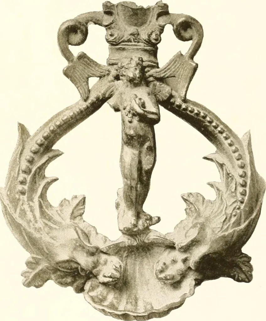 An illustration from De luxe illustrated catalogue of the treasures and antiquities illustrating the golden age of Italian art, belonging to the famous expert and antiquarian, Signor Stefano Bardini, of Florence, Italy;, 1918, leaf 52