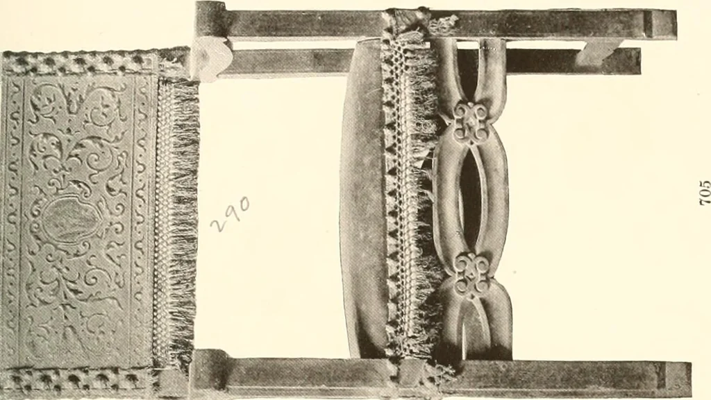 An illustration from De luxe illustrated catalogue of the treasures and antiquities illustrating the golden age of Italian art, belonging to the famous expert and antiquarian, Signor Stefano Bardini, of Florence, Italy;, 1918, leaf 522