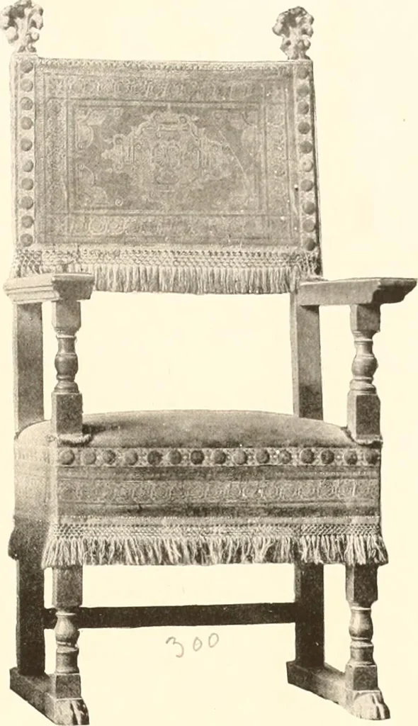 An illustration from De luxe illustrated catalogue of the treasures and antiquities illustrating the golden age of Italian art, belonging to the famous expert and antiquarian, Signor Stefano Bardini, of Florence, Italy;, 1918, leaf 524