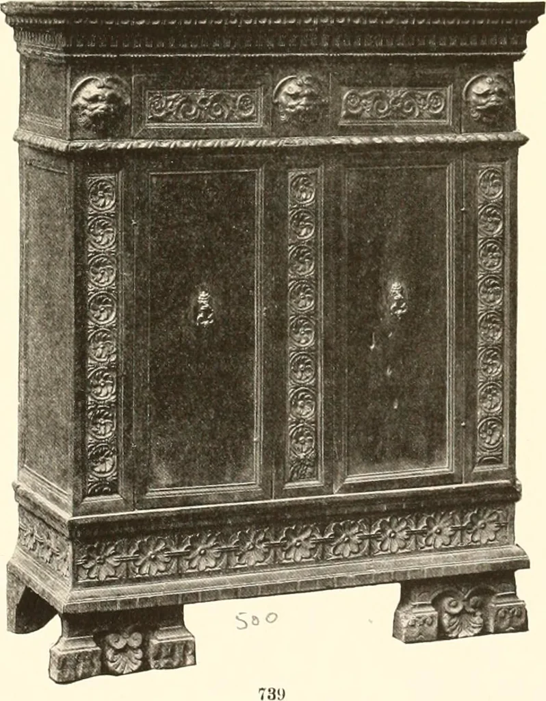 An illustration from De luxe illustrated catalogue of the treasures and antiquities illustrating the golden age of Italian art, belonging to the famous expert and antiquarian, Signor Stefano Bardini, of Florence, Italy;, 1918, leaf 540