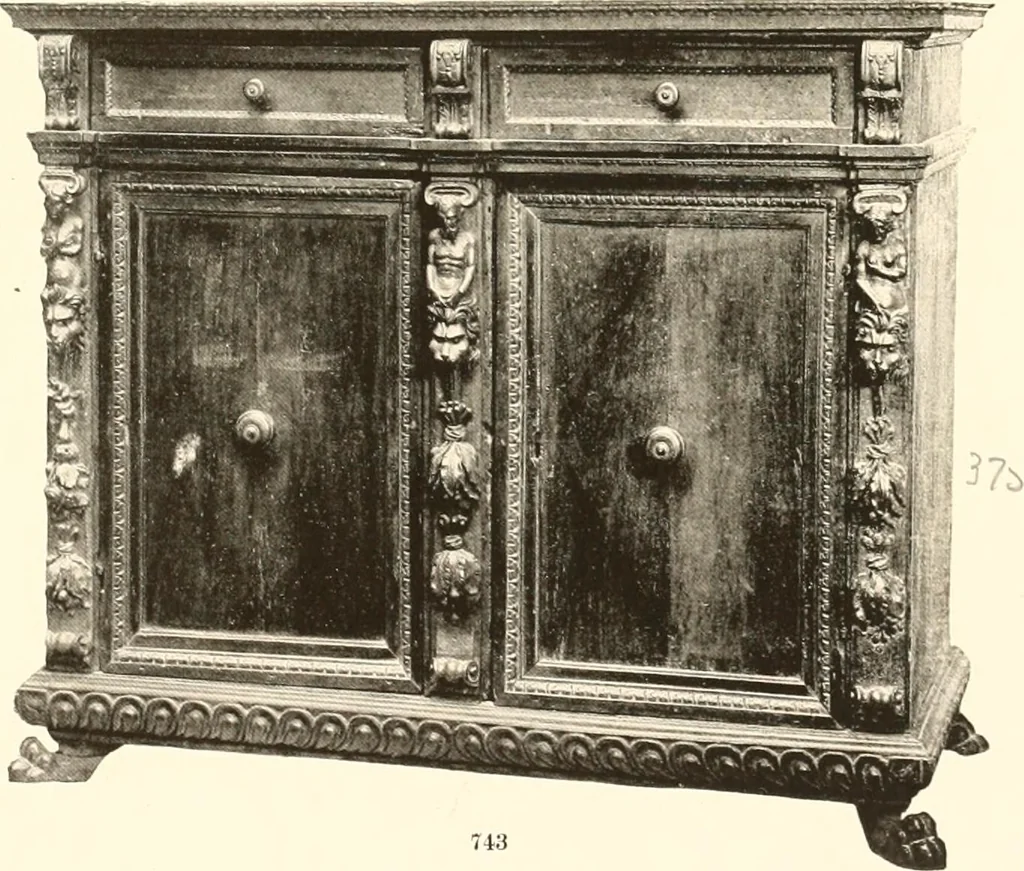 An illustration from De luxe illustrated catalogue of the treasures and antiquities illustrating the golden age of Italian art, belonging to the famous expert and antiquarian, Signor Stefano Bardini, of Florence, Italy;, 1918, leaf 544