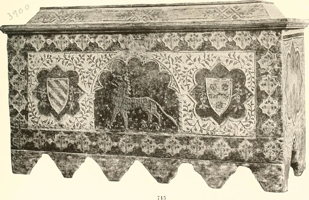 An illustration from De luxe illustrated catalogue of the treasures and antiquities illustrating the golden age of Italian art, belonging to the famous expert and antiquarian, Signor Stefano Bardini, of Florence, Italy;, 1918, leaf 546
