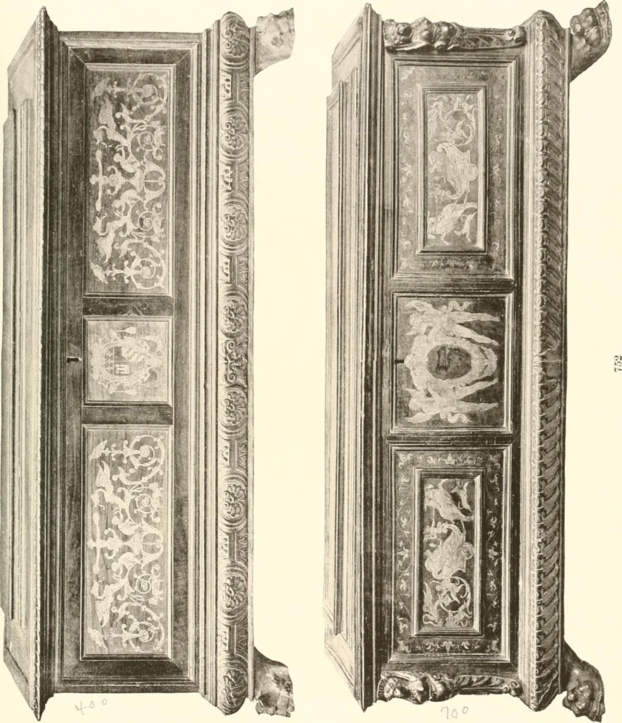 An illustration from De luxe illustrated catalogue of the treasures and antiquities illustrating the golden age of Italian art, belonging to the famous expert and antiquarian, Signor Stefano Bardini, of Florence, Italy;, 1918, leaf 558