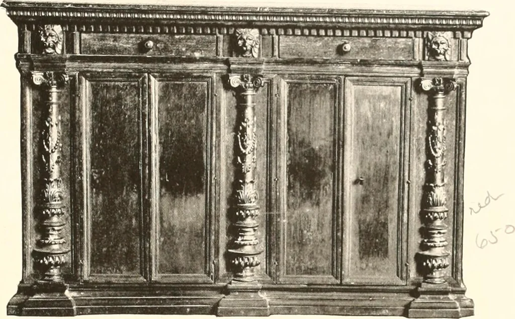 An illustration from De luxe illustrated catalogue of the treasures and antiquities illustrating the golden age of Italian art, belonging to the famous expert and antiquarian, Signor Stefano Bardini, of Florence, Italy;, 1918, leaf 560