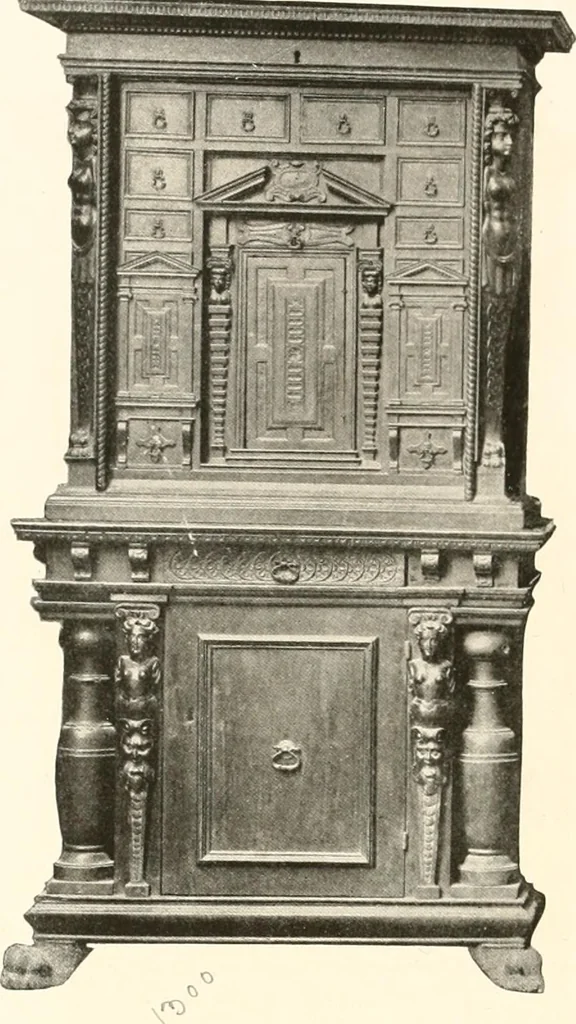 An illustration from De luxe illustrated catalogue of the treasures and antiquities illustrating the golden age of Italian art, belonging to the famous expert and antiquarian, Signor Stefano Bardini, of Florence, Italy;, 1918, leaf 565