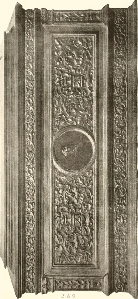 An illustration from De luxe illustrated catalogue of the treasures and antiquities illustrating the golden age of Italian art, belonging to the famous expert and antiquarian, Signor Stefano Bardini, of Florence, Italy;, 1918, leaf 580