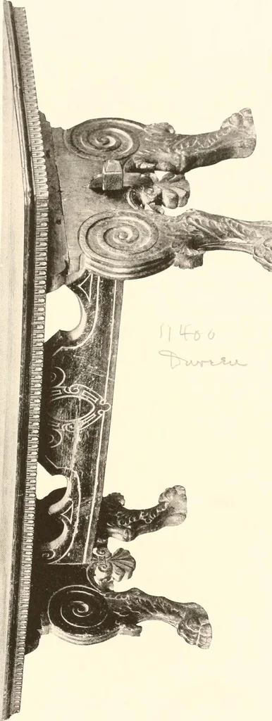 An illustration from De luxe illustrated catalogue of the treasures and antiquities illustrating the golden age of Italian art, belonging to the famous expert and antiquarian, Signor Stefano Bardini, of Florence, Italy;, 1918, leaf 582