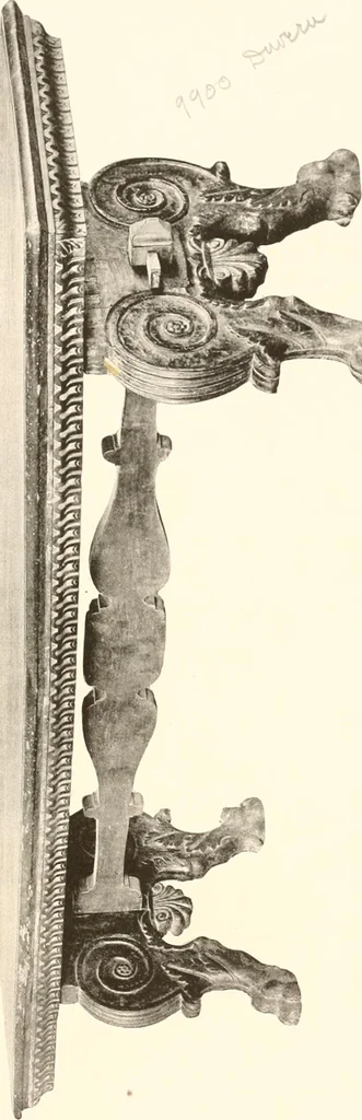 An illustration from De luxe illustrated catalogue of the treasures and antiquities illustrating the golden age of Italian art, belonging to the famous expert and antiquarian, Signor Stefano Bardini, of Florence, Italy;, 1918, leaf 590