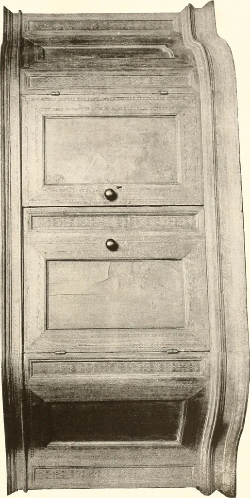 An illustration from De luxe illustrated catalogue of the treasures and antiquities illustrating the golden age of Italian art, belonging to the famous expert and antiquarian, Signor Stefano Bardini, of Florence, Italy;, 1918, leaf 596