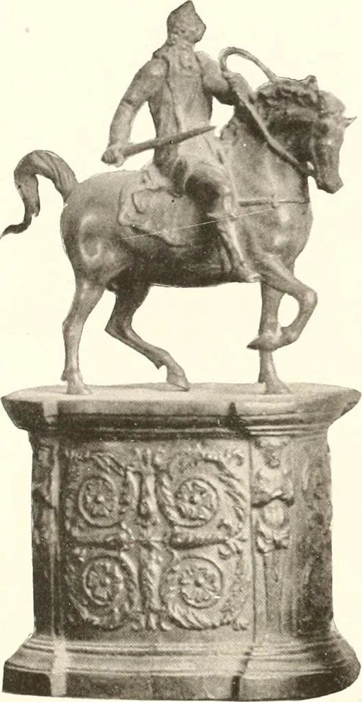 An illustration from De luxe illustrated catalogue of the treasures and antiquities illustrating the golden age of Italian art, belonging to the famous expert and antiquarian, Signor Stefano Bardini, of Florence, Italy;, 1918, leaf 64