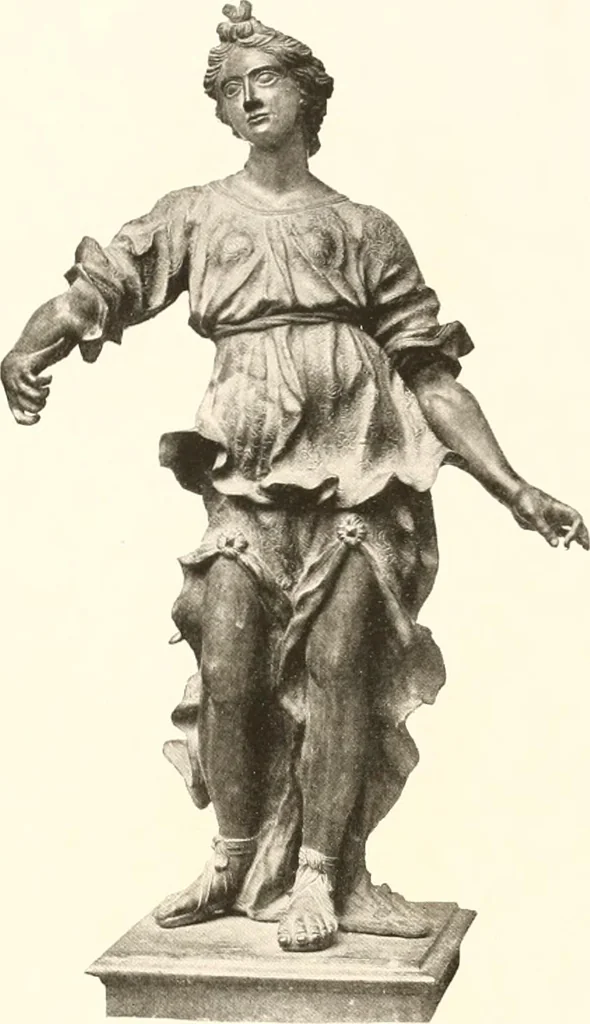 An illustration from De luxe illustrated catalogue of the treasures and antiquities illustrating the golden age of Italian art, belonging to the famous expert and antiquarian, Signor Stefano Bardini, of Florence, Italy;, 1918, leaf 74