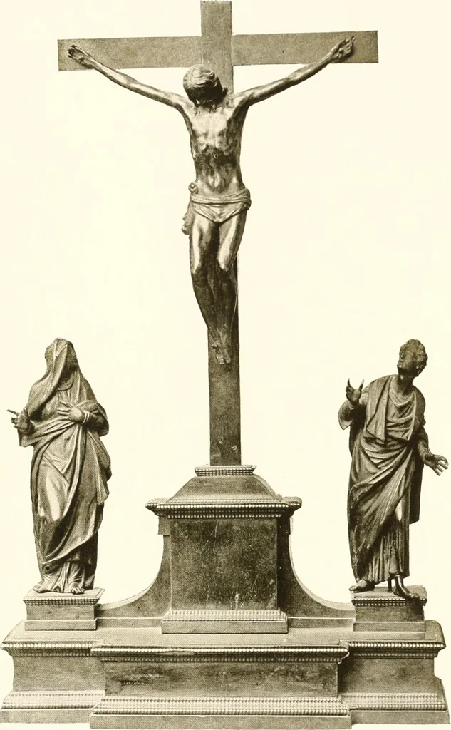 An illustration from De luxe illustrated catalogue of the treasures and antiquities illustrating the golden age of Italian art, belonging to the famous expert and antiquarian, Signor Stefano Bardini, of Florence, Italy;, 1918, leaf 76