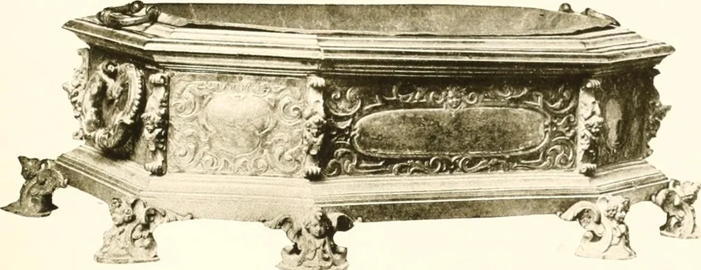 An illustration from De luxe illustrated catalogue of the treasures and antiquities illustrating the golden age of Italian art, belonging to the famous expert and antiquarian, Signor Stefano Bardini, of Florence, Italy;, 1918, leaf 80