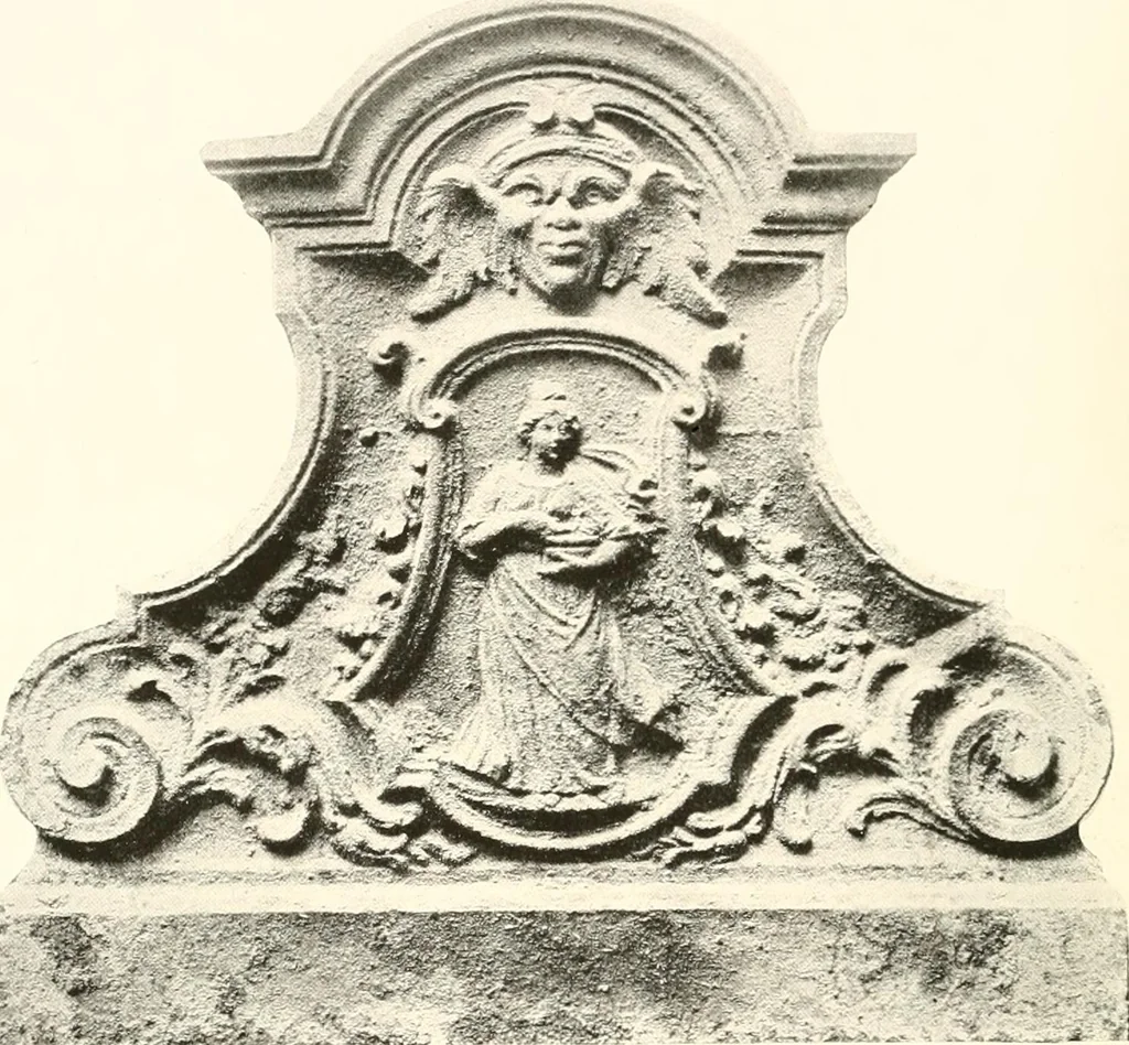 An illustration from De luxe illustrated catalogue of the treasures and antiquities illustrating the golden age of Italian art, belonging to the famous expert and antiquarian, Signor Stefano Bardini, of Florence, Italy;, 1918, leaf 99