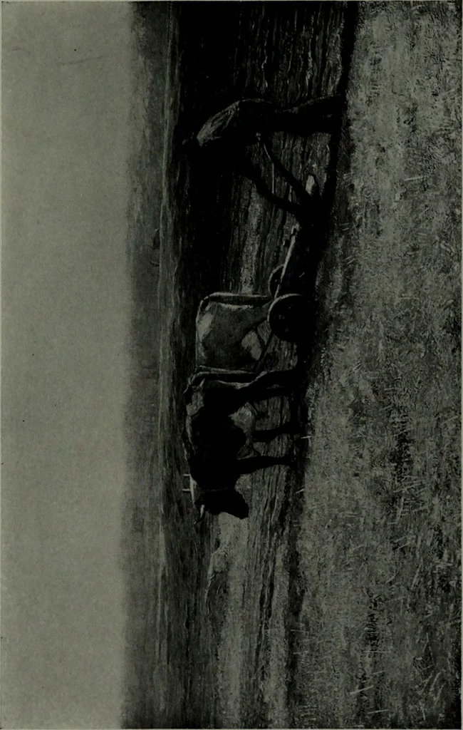 An illustration from De luxe illustrated catalogue of the notable art collection formed by the late George A. Hearn ... to be sold at unrestricted public sale, as directed by the terms of the will, Clarkson Cowl, Herbert Spencer Greims and George E. Schank, executors, on the afternoons and evenings at the places herein stated .., 1918, leaf 100