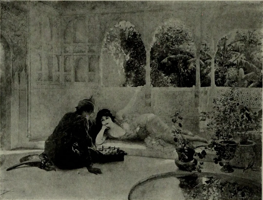 An illustration from De luxe illustrated catalogue of the notable art collection formed by the late George A. Hearn ... to be sold at unrestricted public sale, as directed by the terms of the will, Clarkson Cowl, Herbert Spencer Greims and George E. Schank, executors, on the afternoons and evenings at the places herein stated .., 1918, leaf 113