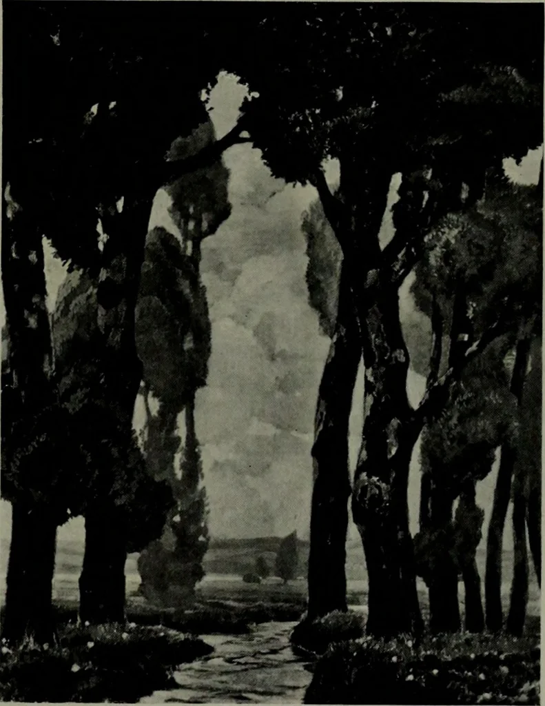 An illustration from De luxe illustrated catalogue of the notable art collection formed by the late George A. Hearn ... to be sold at unrestricted public sale, as directed by the terms of the will, Clarkson Cowl, Herbert Spencer Greims and George E. Schank, executors, on the afternoons and evenings at the places herein stated .., 1918, leaf 128