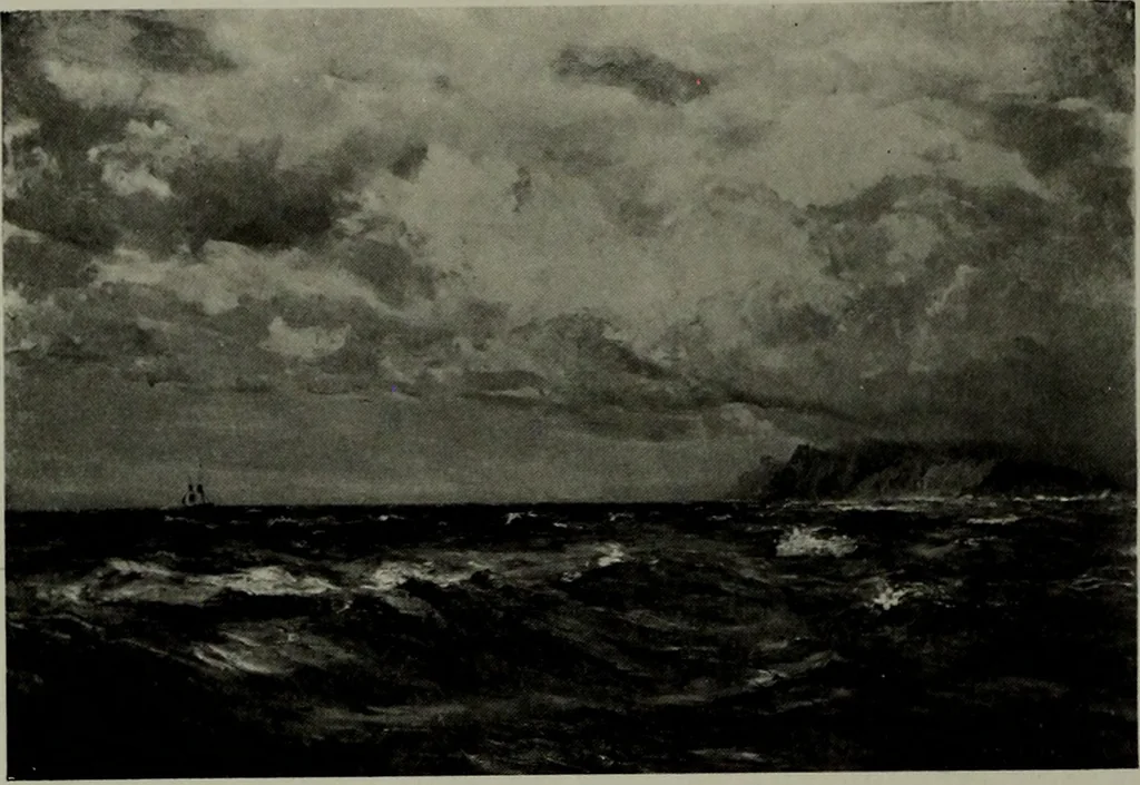 An illustration from De luxe illustrated catalogue of the notable art collection formed by the late George A. Hearn ... to be sold at unrestricted public sale, as directed by the terms of the will, Clarkson Cowl, Herbert Spencer Greims and George E. Schank, executors, on the afternoons and evenings at the places herein stated .., 1918, leaf 131