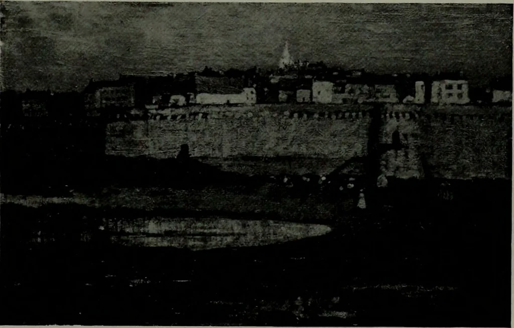An illustration from De luxe illustrated catalogue of the notable art collection formed by the late George A. Hearn ... to be sold at unrestricted public sale, as directed by the terms of the will, Clarkson Cowl, Herbert Spencer Greims and George E. Schank, executors, on the afternoons and evenings at the places herein stated .., 1918, leaf 132