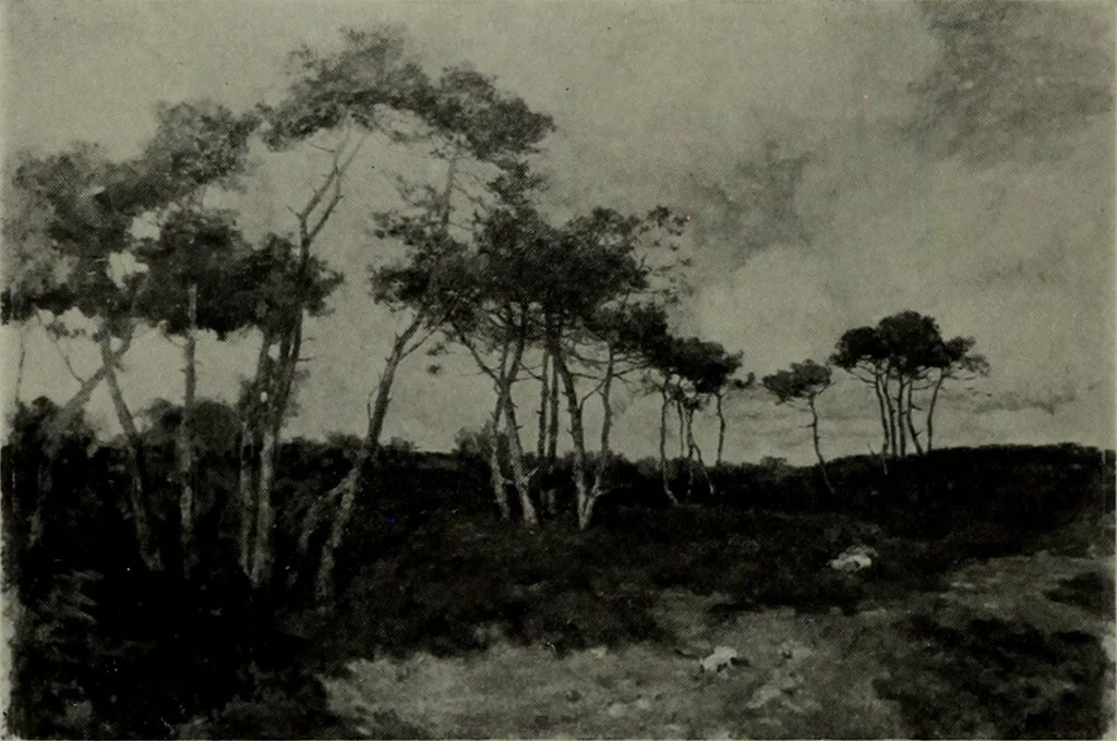 An illustration from De luxe illustrated catalogue of the notable art collection formed by the late George A. Hearn ... to be sold at unrestricted public sale, as directed by the terms of the will, Clarkson Cowl, Herbert Spencer Greims and George E. Schank, executors, on the afternoons and evenings at the places herein stated .., 1918, leaf 139