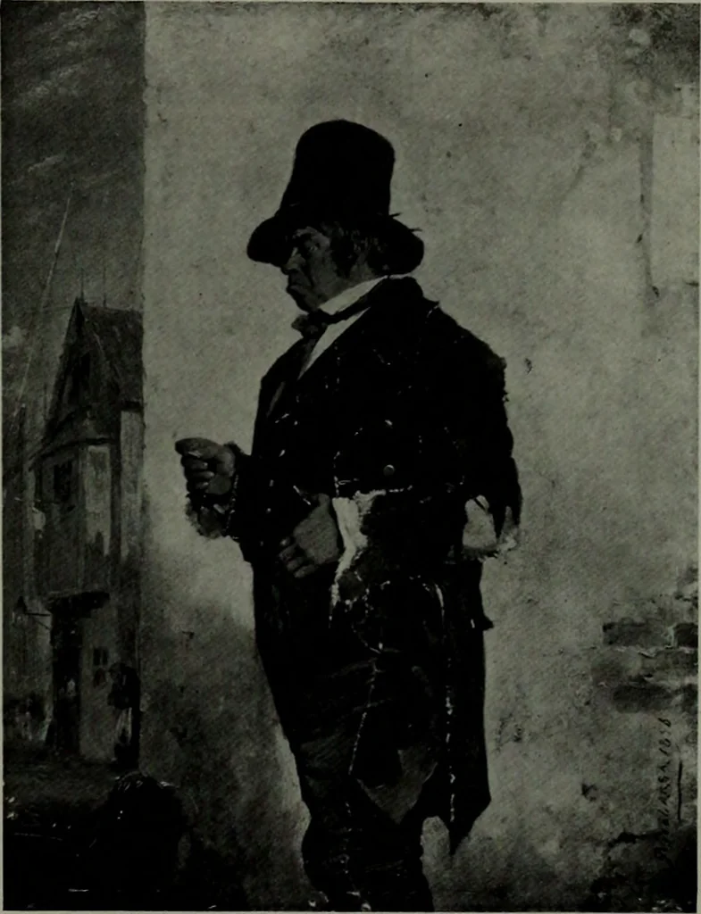 An illustration from De luxe illustrated catalogue of the notable art collection formed by the late George A. Hearn ... to be sold at unrestricted public sale, as directed by the terms of the will, Clarkson Cowl, Herbert Spencer Greims and George E. Schank, executors, on the afternoons and evenings at the places herein stated .., 1918, leaf 146