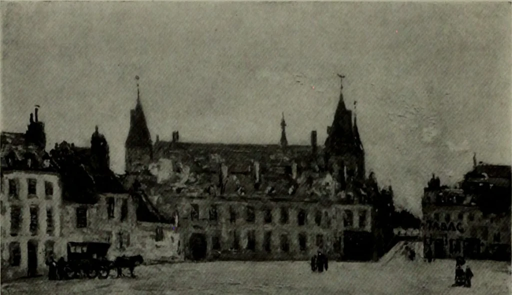 An illustration from De luxe illustrated catalogue of the notable art collection formed by the late George A. Hearn ... to be sold at unrestricted public sale, as directed by the terms of the will, Clarkson Cowl, Herbert Spencer Greims and George E. Schank, executors, on the afternoons and evenings at the places herein stated .., 1918, leaf 147