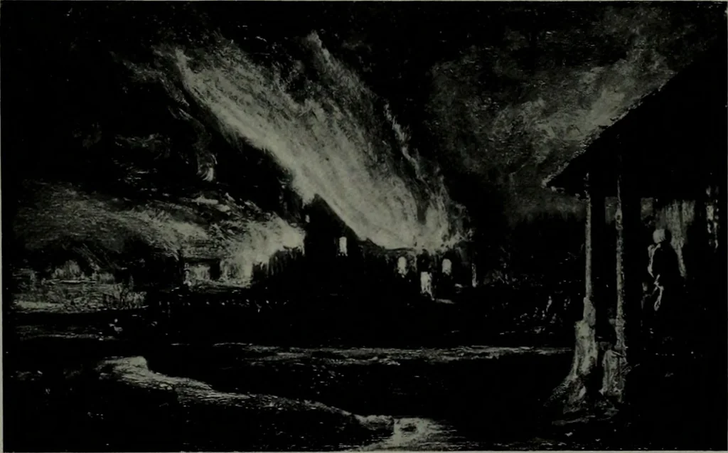An illustration from De luxe illustrated catalogue of the notable art collection formed by the late George A. Hearn ... to be sold at unrestricted public sale, as directed by the terms of the will, Clarkson Cowl, Herbert Spencer Greims and George E. Schank, executors, on the afternoons and evenings at the places herein stated .., 1918, leaf 150