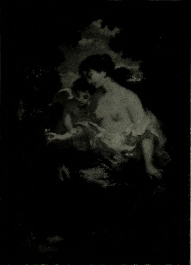 An illustration from De luxe illustrated catalogue of the notable art collection formed by the late George A. Hearn ... to be sold at unrestricted public sale, as directed by the terms of the will, Clarkson Cowl, Herbert Spencer Greims and George E. Schank, executors, on the afternoons and evenings at the places herein stated .., 1918, leaf 156