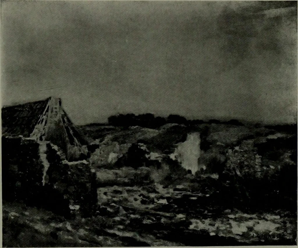 An illustration from De luxe illustrated catalogue of the notable art collection formed by the late George A. Hearn ... to be sold at unrestricted public sale, as directed by the terms of the will, Clarkson Cowl, Herbert Spencer Greims and George E. Schank, executors, on the afternoons and evenings at the places herein stated .., 1918, leaf 168