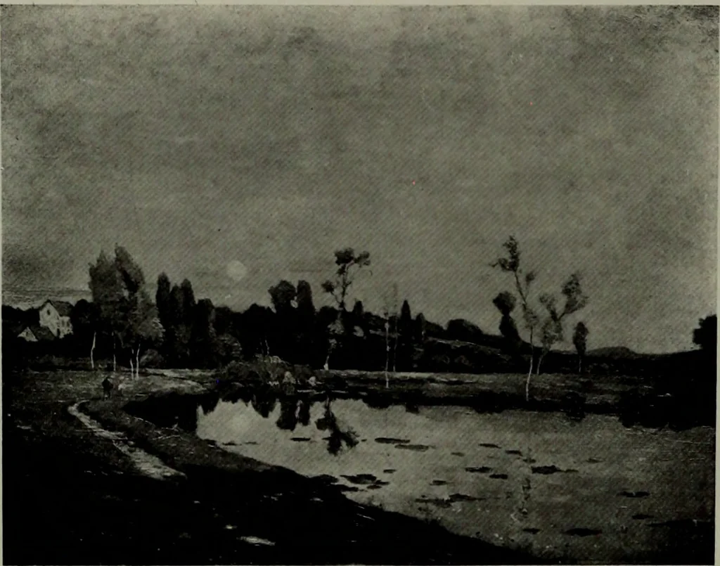 An illustration from De luxe illustrated catalogue of the notable art collection formed by the late George A. Hearn ... to be sold at unrestricted public sale, as directed by the terms of the will, Clarkson Cowl, Herbert Spencer Greims and George E. Schank, executors, on the afternoons and evenings at the places herein stated .., 1918, leaf 183