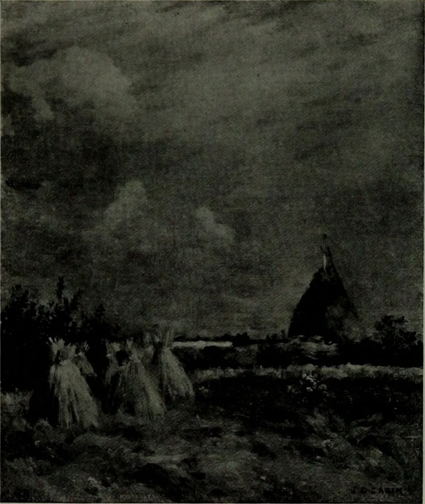 An illustration from De luxe illustrated catalogue of the notable art collection formed by the late George A. Hearn ... to be sold at unrestricted public sale, as directed by the terms of the will, Clarkson Cowl, Herbert Spencer Greims and George E. Schank, executors, on the afternoons and evenings at the places herein stated .., 1918, leaf 196