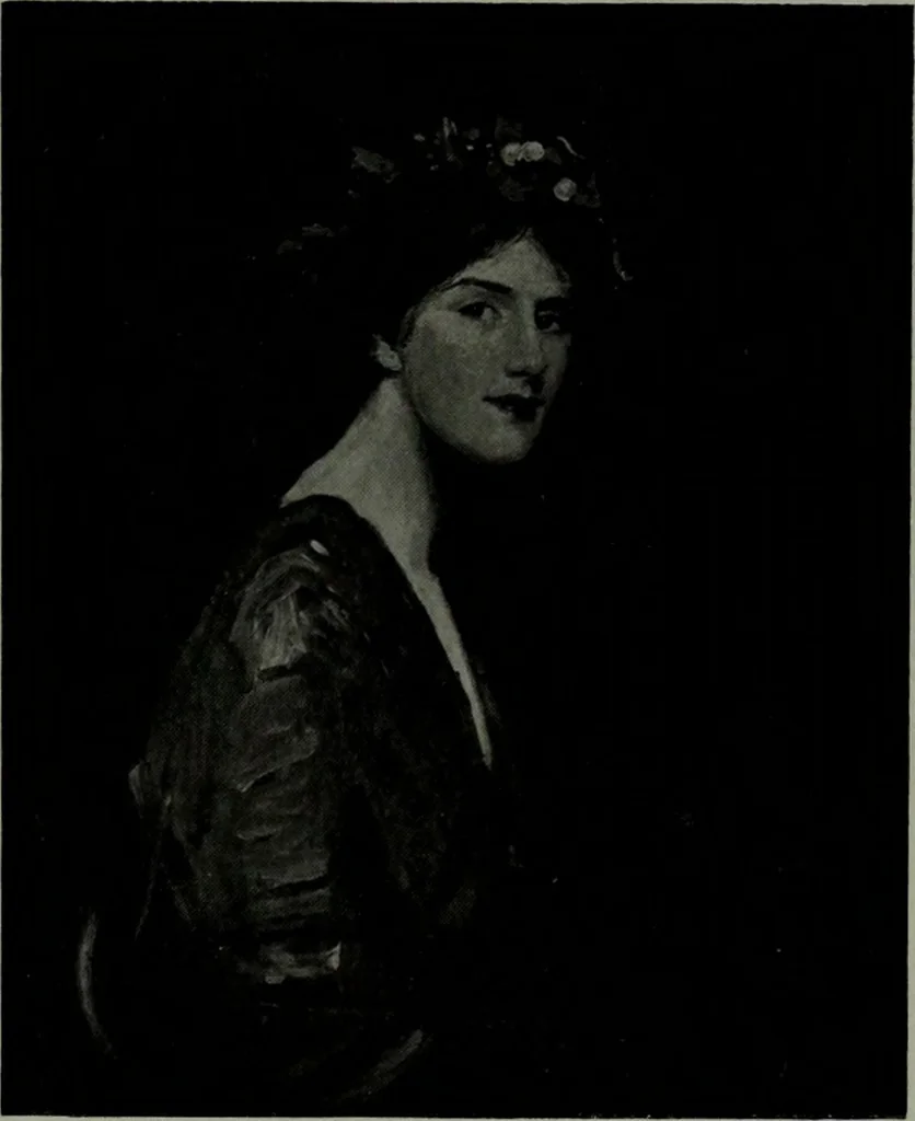 An illustration from De luxe illustrated catalogue of the notable art collection formed by the late George A. Hearn ... to be sold at unrestricted public sale, as directed by the terms of the will, Clarkson Cowl, Herbert Spencer Greims and George E. Schank, executors, on the afternoons and evenings at the places herein stated .., 1918, leaf 200