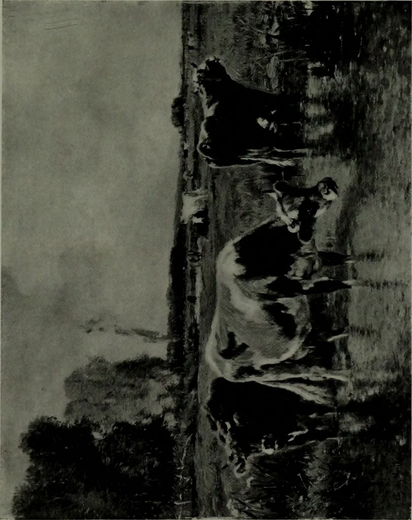 An illustration from De luxe illustrated catalogue of the notable art collection formed by the late George A. Hearn ... to be sold at unrestricted public sale, as directed by the terms of the will, Clarkson Cowl, Herbert Spencer Greims and George E. Schank, executors, on the afternoons and evenings at the places herein stated .., 1918, leaf 206