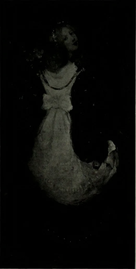An illustration from De luxe illustrated catalogue of the notable art collection formed by the late George A. Hearn ... to be sold at unrestricted public sale, as directed by the terms of the will, Clarkson Cowl, Herbert Spencer Greims and George E. Schank, executors, on the afternoons and evenings at the places herein stated .., 1918, leaf 214