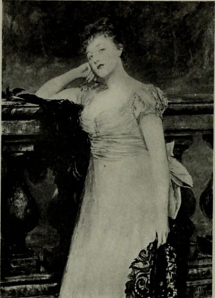 An illustration from De luxe illustrated catalogue of the notable art collection formed by the late George A. Hearn ... to be sold at unrestricted public sale, as directed by the terms of the will, Clarkson Cowl, Herbert Spencer Greims and George E. Schank, executors, on the afternoons and evenings at the places herein stated .., 1918, leaf 215