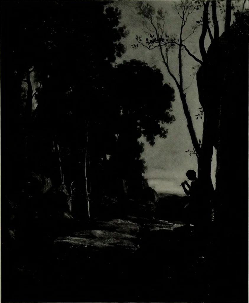 An illustration from De luxe illustrated catalogue of the notable art collection formed by the late George A. Hearn ... to be sold at unrestricted public sale, as directed by the terms of the will, Clarkson Cowl, Herbert Spencer Greims and George E. Schank, executors, on the afternoons and evenings at the places herein stated .., 1918, leaf 222