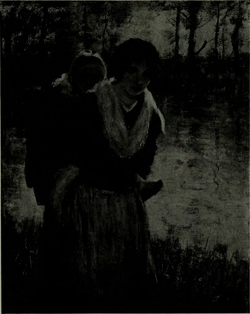 An illustration from De luxe illustrated catalogue of the notable art collection formed by the late George A. Hearn ... to be sold at unrestricted public sale, as directed by the terms of the will, Clarkson Cowl, Herbert Spencer Greims and George E. Schank, executors, on the afternoons and evenings at the places herein stated .., 1918, leaf 226