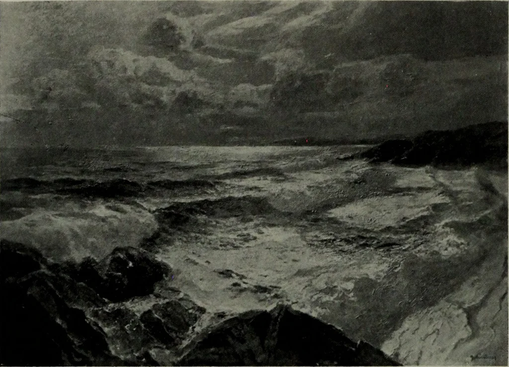 An illustration from De luxe illustrated catalogue of the notable art collection formed by the late George A. Hearn ... to be sold at unrestricted public sale, as directed by the terms of the will, Clarkson Cowl, Herbert Spencer Greims and George E. Schank, executors, on the afternoons and evenings at the places herein stated .., 1918, leaf 235
