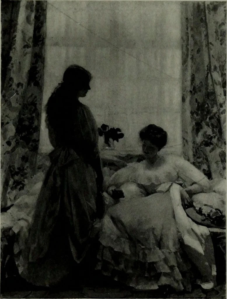 An illustration from De luxe illustrated catalogue of the notable art collection formed by the late George A. Hearn ... to be sold at unrestricted public sale, as directed by the terms of the will, Clarkson Cowl, Herbert Spencer Greims and George E. Schank, executors, on the afternoons and evenings at the places herein stated .., 1918, leaf 238