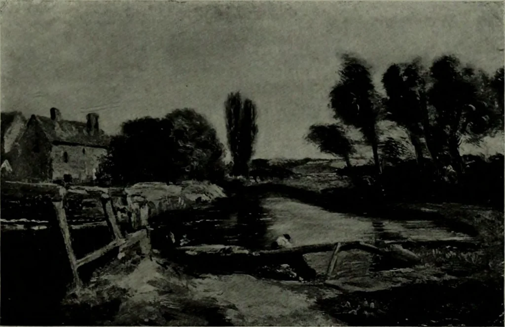 An illustration from De luxe illustrated catalogue of the notable art collection formed by the late George A. Hearn ... to be sold at unrestricted public sale, as directed by the terms of the will, Clarkson Cowl, Herbert Spencer Greims and George E. Schank, executors, on the afternoons and evenings at the places herein stated .., 1918, leaf 246